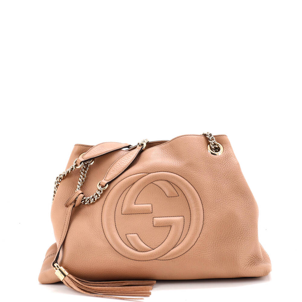 Gucci Medium Soho Chain Strap Shoulder Bag Leather